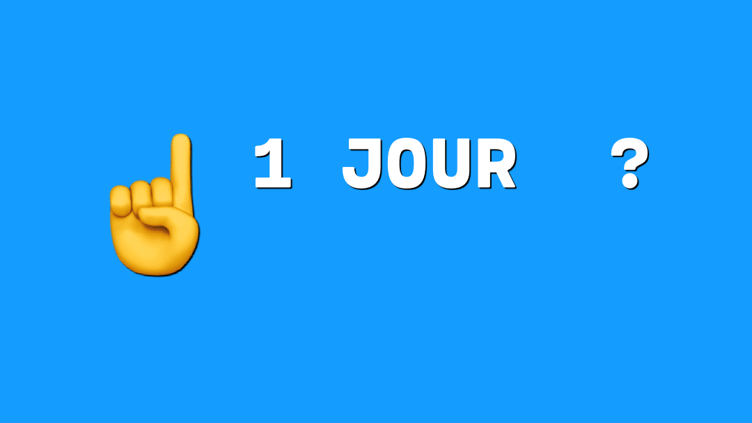 3 jours ? j'en suis Semaine de 3 jours • 3 jours ? j'en suis